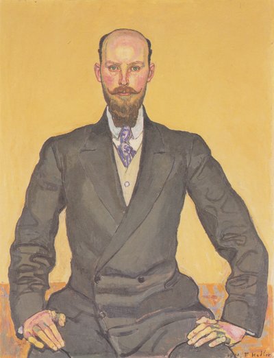 Portrait of Willy Russ by Ferdinand Hodler